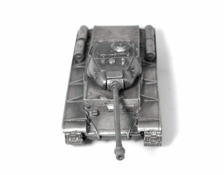 Модель танка КВ-1С из металла 