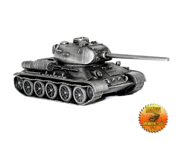 Модель танка Т-34-85 из металла
