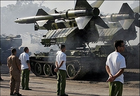 ЗРК-75 "Волхов" на шасси Т-55 (СМ-90), Куба