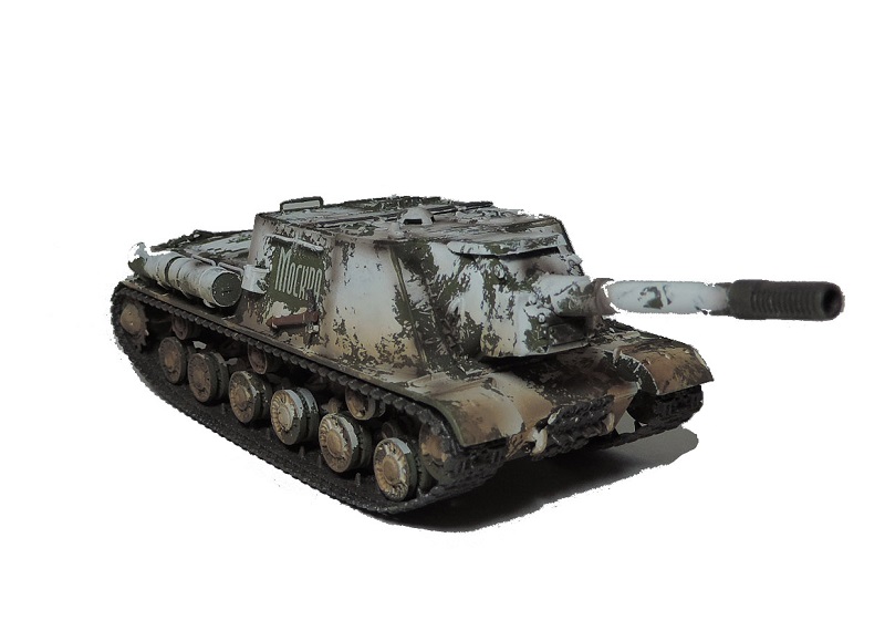 ИСУ-152 "Зверобой", зима 1945 г, Польша