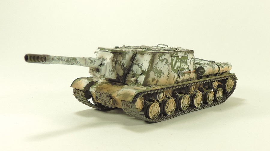 ИСУ-152 "Зверобой", зима 1945 г, Польша