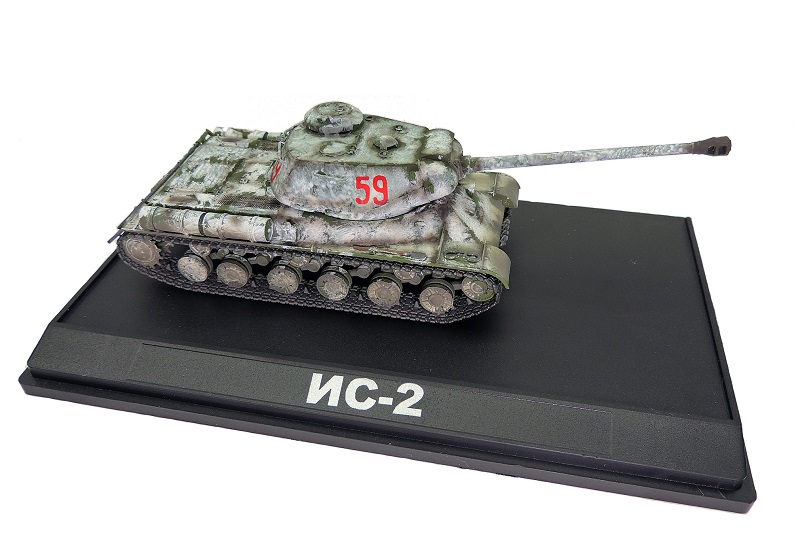 Танк ИС-2, зимний камуфляж