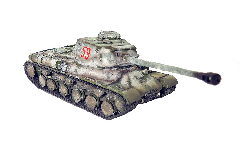 Танк ИС-2, зимний камуфляж