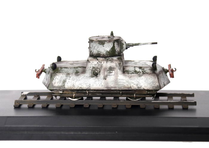 Бронедрезина ДТ-45 с башней от Т-26