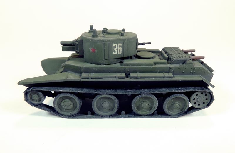 БТ-7А Советский артиллерийский танк