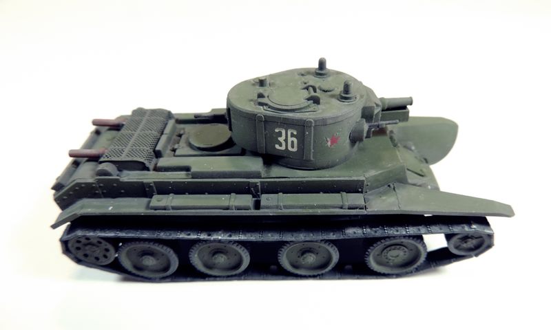 БТ-7А Советский артиллерийский танк