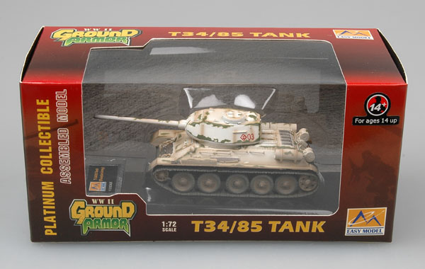 Танк Т-34/85, зимний камуфляж