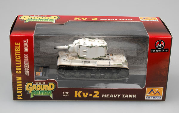 Танк КВ-2,белый камуфляж