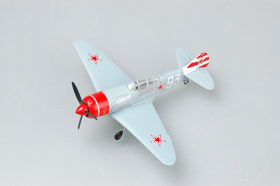 Самолёт Ла-7 белый №93 Долгушин