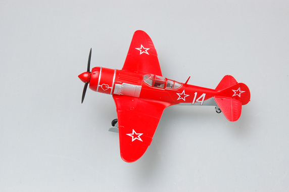Самолёт Ла-7 красный №14
