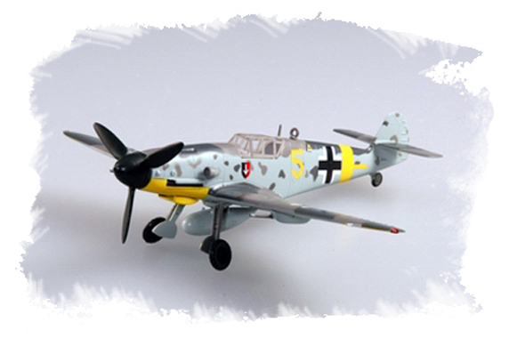 Самолет Мессершмитт BF-109G-2 VI./JG52 1942г. Россия