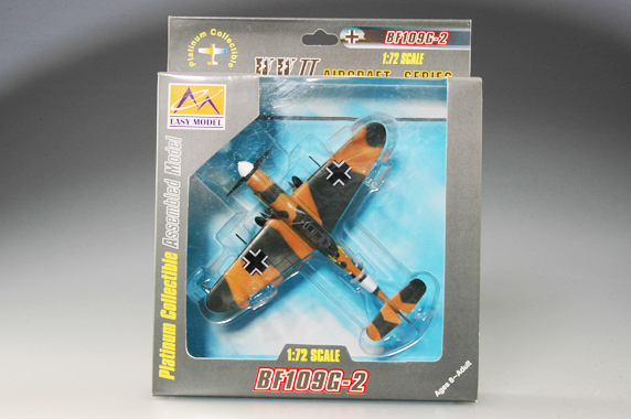 Самолет Мессершмитт BF-109G-2 III./JG53 1943г. Тунис