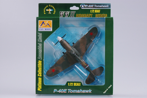 Самолет P-40E "Киттихаук" 154-й ИАП, 1942г.